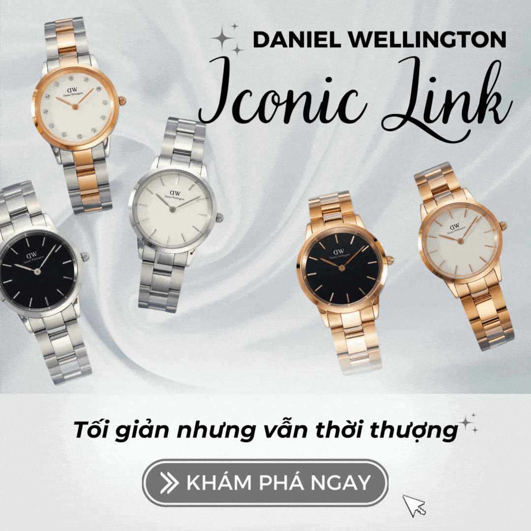 Daniel Wellington Iconic Link Tối giản nhưng vẫn thời thượng